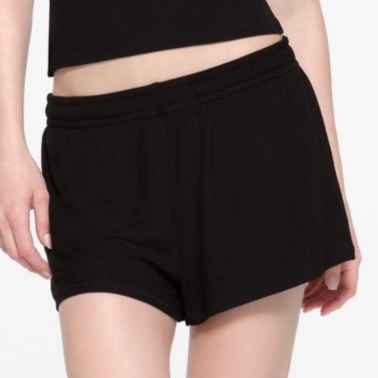 Skims Soft Lounge Sleep Shorts | Onyx | Size Xs